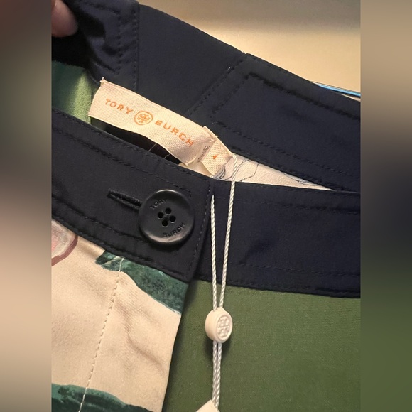 💝✨New Luxurious Tory Burch Colorful Patchwork Cargo Painter Pants size 4 🤠 👩‍🌾 - Picture 15 of 16